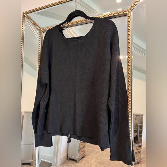 Annette Gortz black zip front sweater - Picture 4 of 6